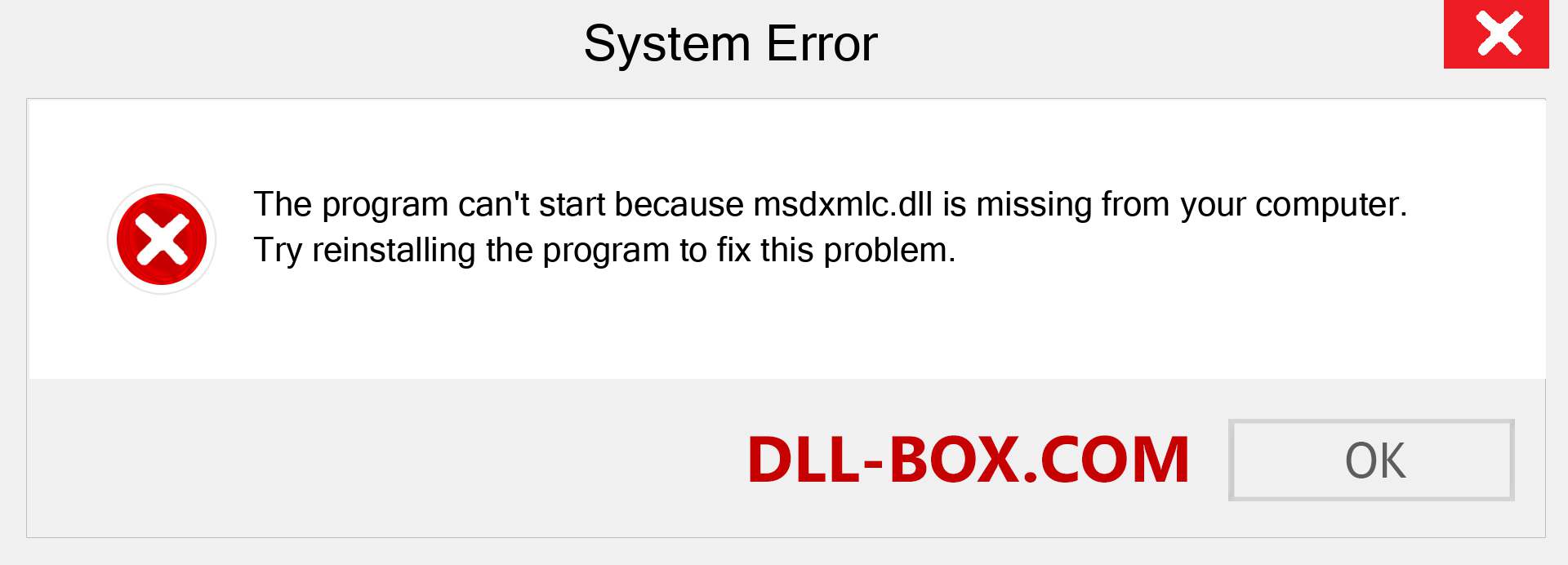  msdxmlc.dll file is missing?. Download for Windows 7, 8, 10 - Fix  msdxmlc dll Missing Error on Windows, photos, images